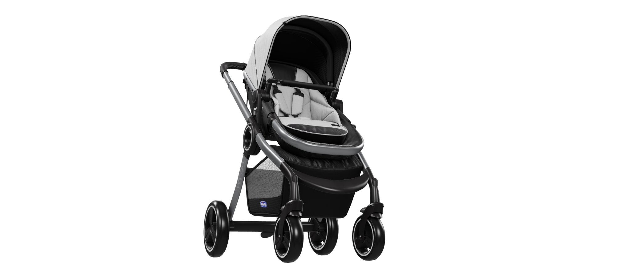 carrito de bebe modelo 3d